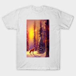 A Winter Sunset T-Shirt